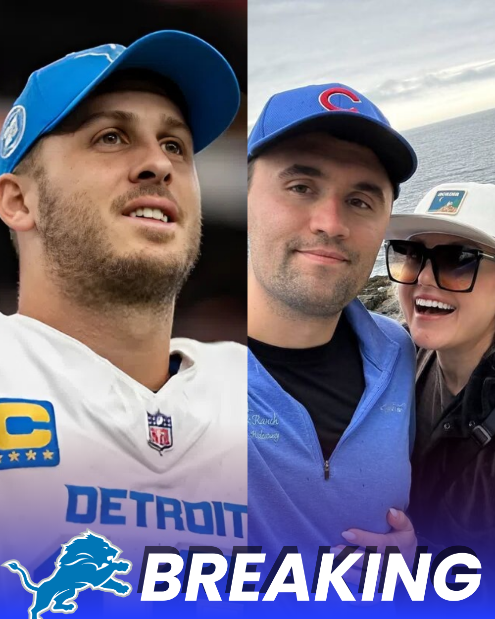 Jared Goff’s tribute to Charlie Kirk goes viral after Lions win with a $260,000 gesture — and his wife’s response left fans speechless! _P