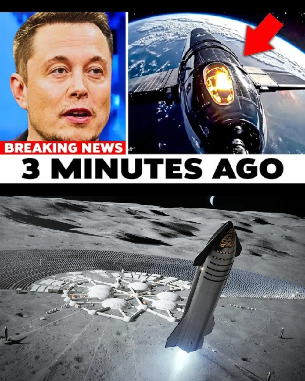 BREAKING: 3 minutes ago, Elon Musk launched anti-aging trials from a secret Moon base. NASA has no answers. Humanity may be leaving death behind _P