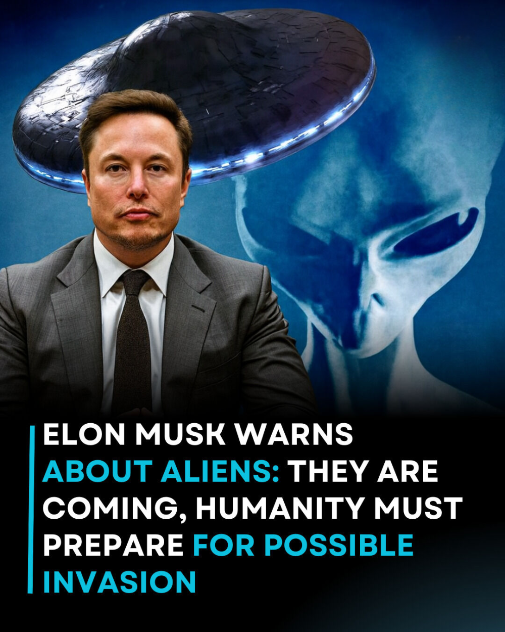 “THEY ARE COMING!” Elon Musk has issued a chilling warning that alien forces may already be approaching Earth, and unless humanity unites, we could face extinction in a war beyond imagination _P