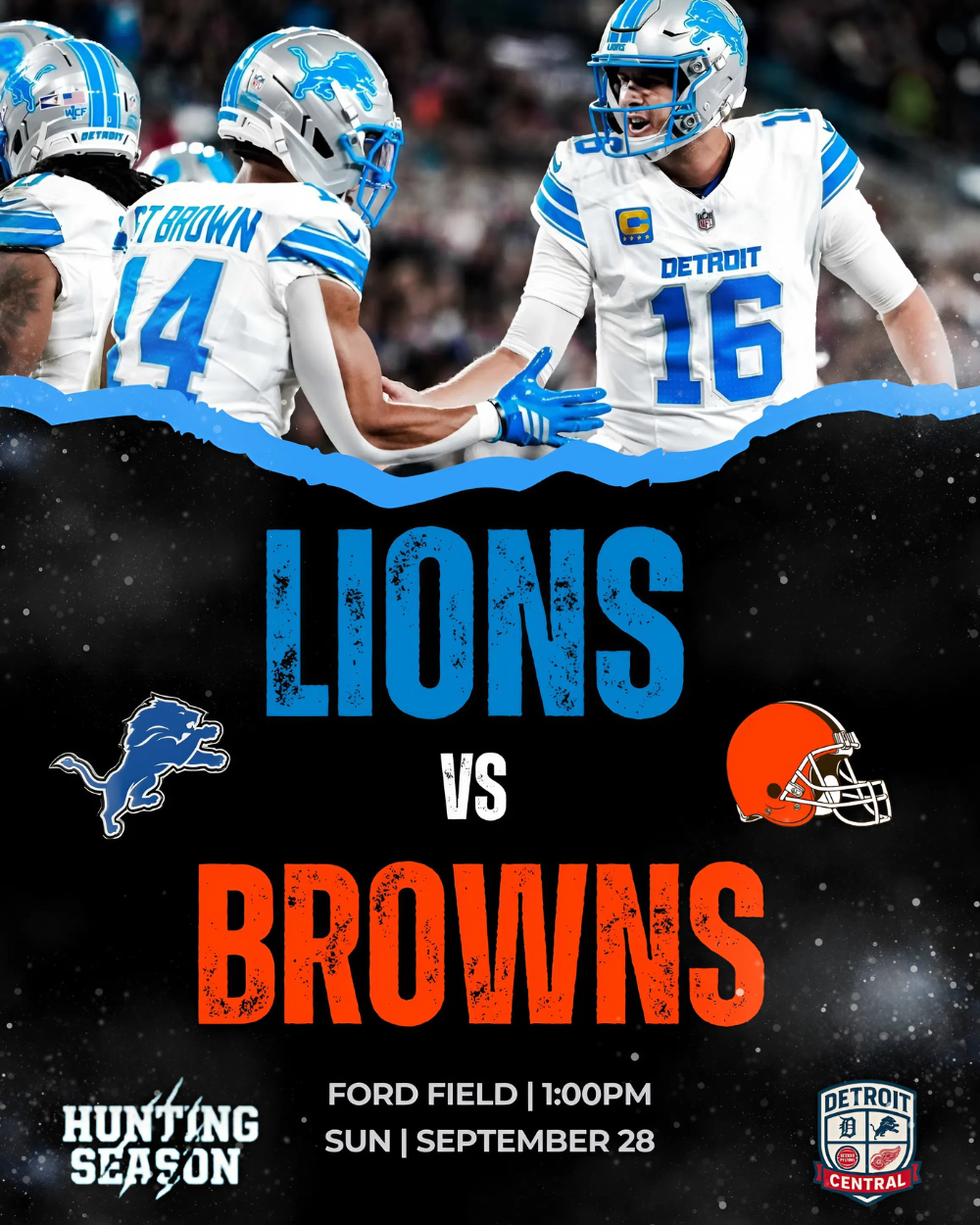 BREAKING: Detroit charges into Week 3 with momentum — looking to torch the Browns and extend the streak. Sunday showdown at 1 PM, Ford Field _P