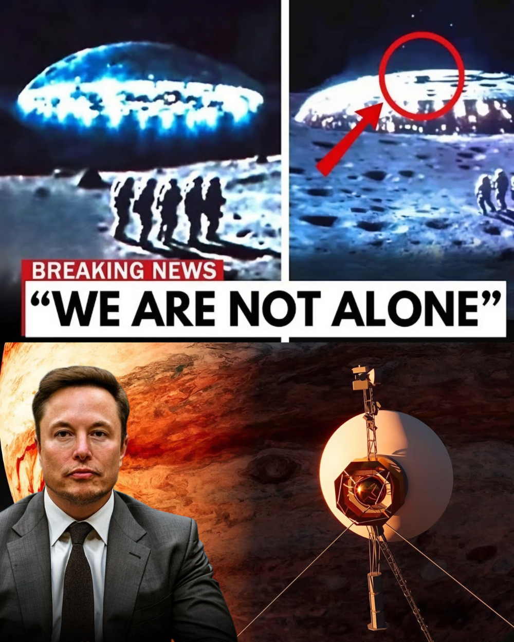Voyager 2 Turns Back After 12 Billion Miles — What It Captured Near the Moon Shocked Scientists Worldwide. Elon Musk Breaks Silence: “They Look Like Us… But They’re Not Us.” NASA Declassified the Data Within Hours — And What Comes Next May Threaten Humanity’s Future _P