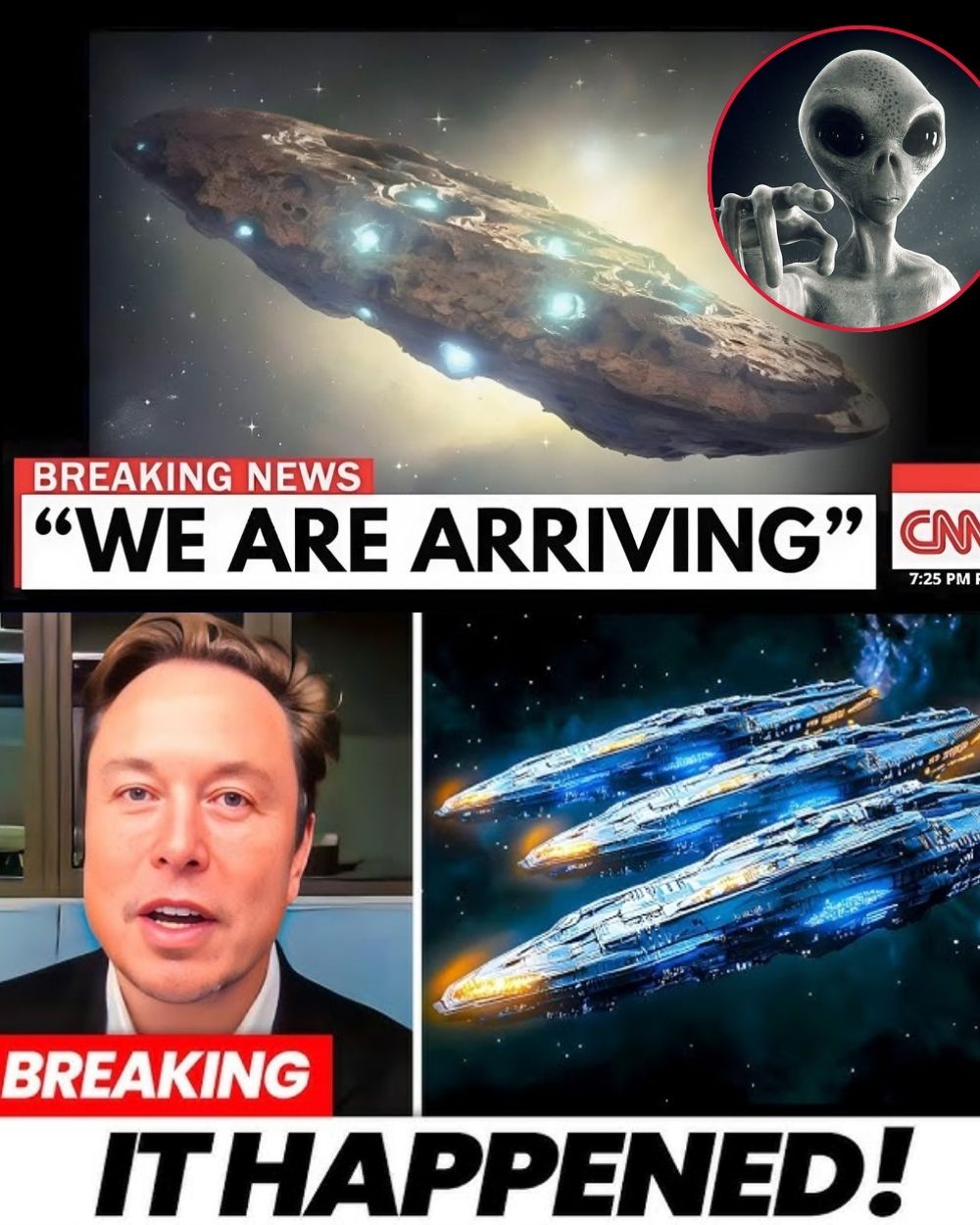 “If we are not ready, humanity will not survive the night…” — Colossal Alien Warships Emerge With the Chilling Message “WE ARE ARRIVING”. Humanity is sinking into the Abyss as the sky turns into a NIGHTMARE  .q