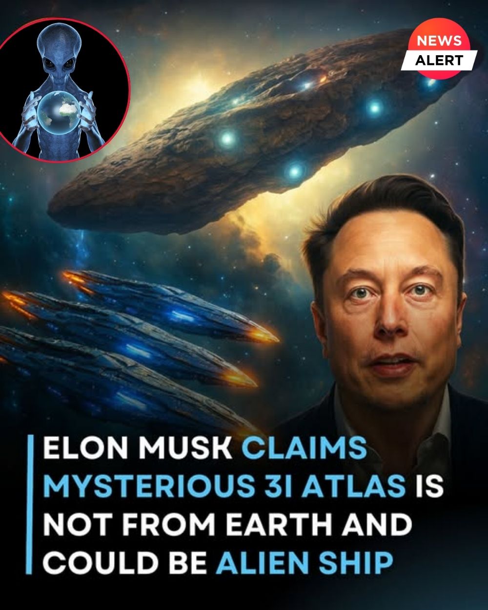 “If this ship opens… humanity will never see the dawn again” — ELON MUSK BREAKS SILENCE as he reveals the giant alien object 31 ATLAS is heading towards Earth. Scientists FEAR the impending apocalypse of humanity .q
