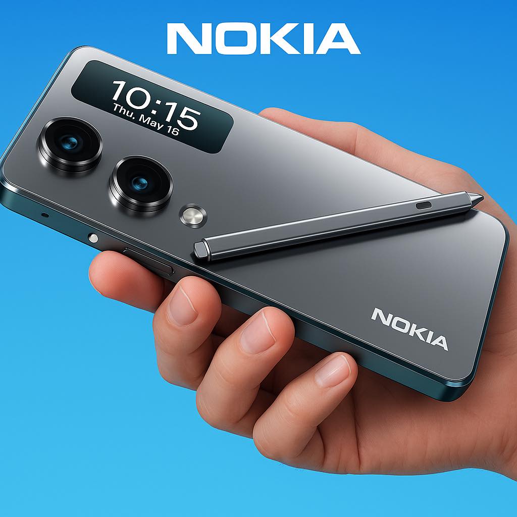 Nokia P Max 2025 Is Here With 200MP Camera, Rear Display, Stylus Integration, and 10,000mAh Battery — Built for Creative Users and All-Day Performance! _P