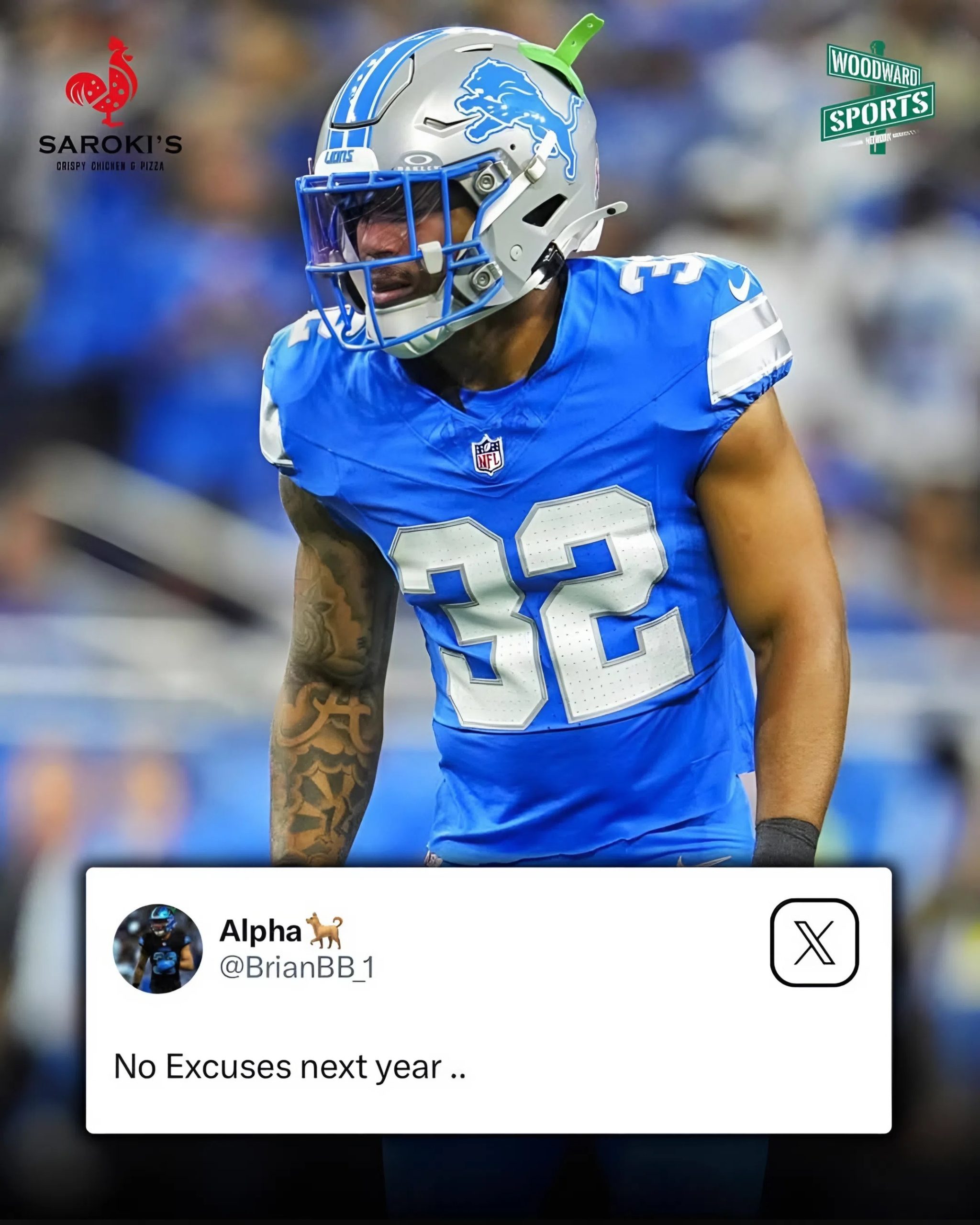 Brian Branch says there’s “no excuses” for the Detroit Lions moving forward _P  
