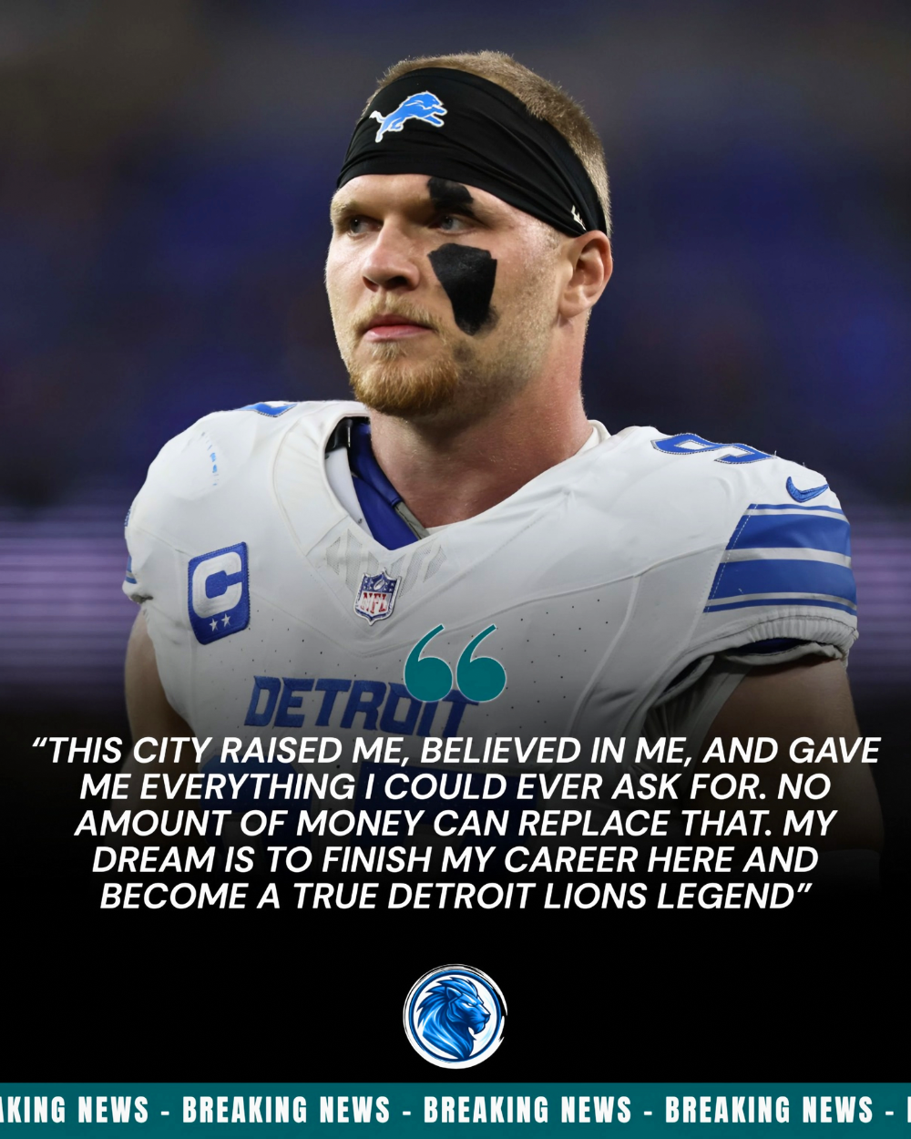“$150 million? KEEP IT!” Aidan Hutchinson sent the NFL into a frenzy when he boldly turned down huge offers from the Dallas Cowboys and Philadelphia Eagles, sending shockwaves through the football world. The young star declared his lifelong loyalty: “I will a Detroit Lions legend!” The bold decision immediately became the talk of the league, causing a social media storm and reigniting the debate about loyalty or money in today’s NFL era… _P