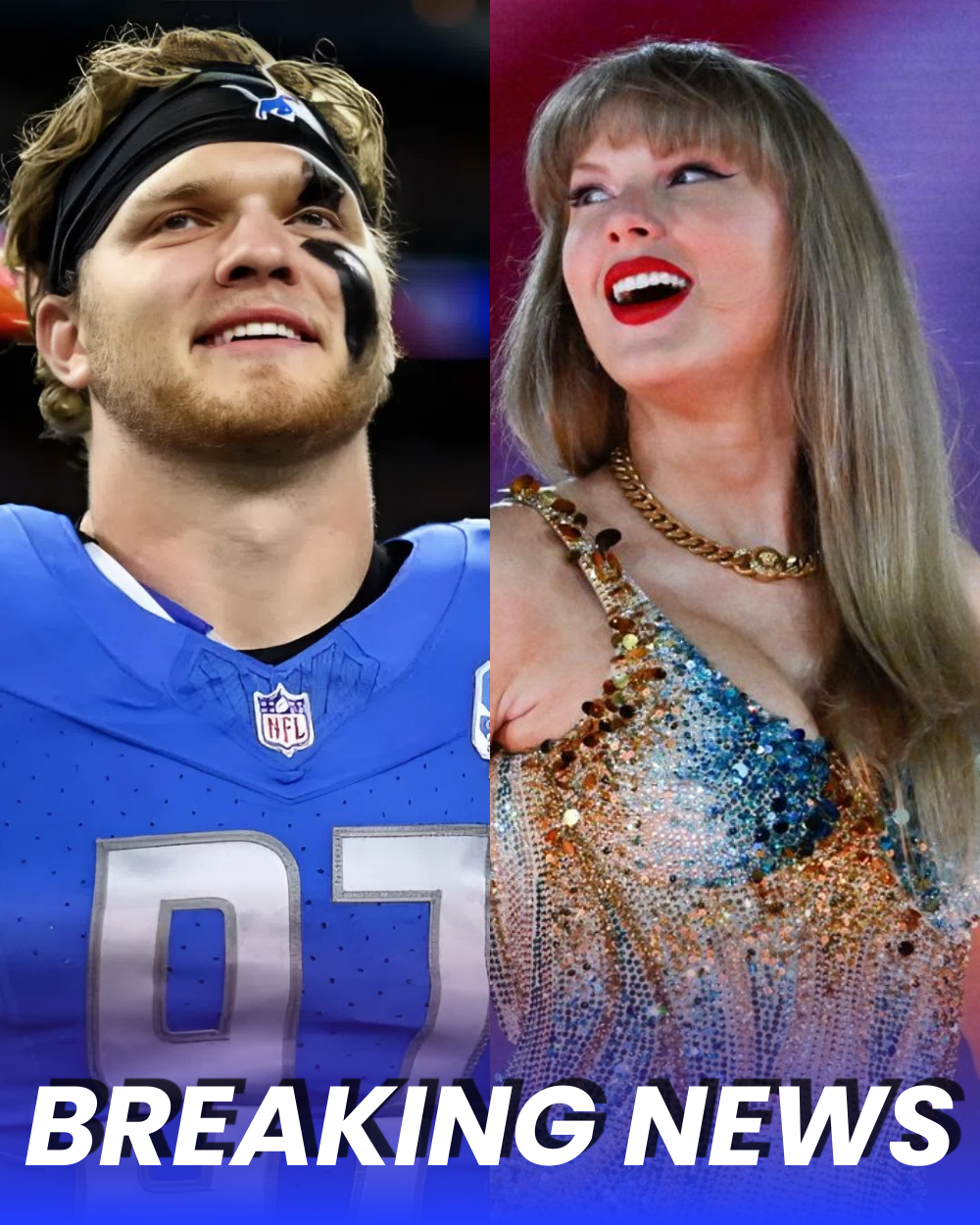 BREAKING: Taylor Swift picks Aidan Hutchinson as the $50M face of Gucci — NFL stunned, Swifties erupt, Lions fans celebrate in viral frenzy that’s shaking both fashion and football worlds! _P