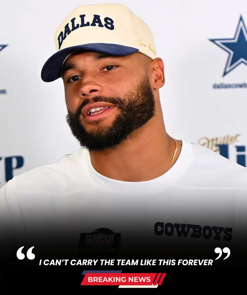 SHOCKING NEWS: Dak Prescott Frustrated with Cowboys’ Offensive Strategy, Hints “I Can’t Carry the Team Like This Forever” .Ni