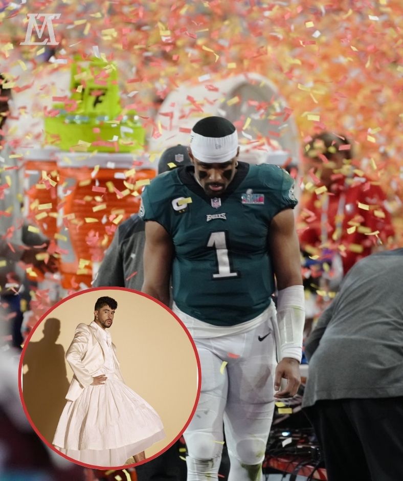 SHOCKING: Eagles Star Jalen Hurts Dragged Into Super Bowl Halftime Boycott Controversy After Defending Bad Bunny! .Ni