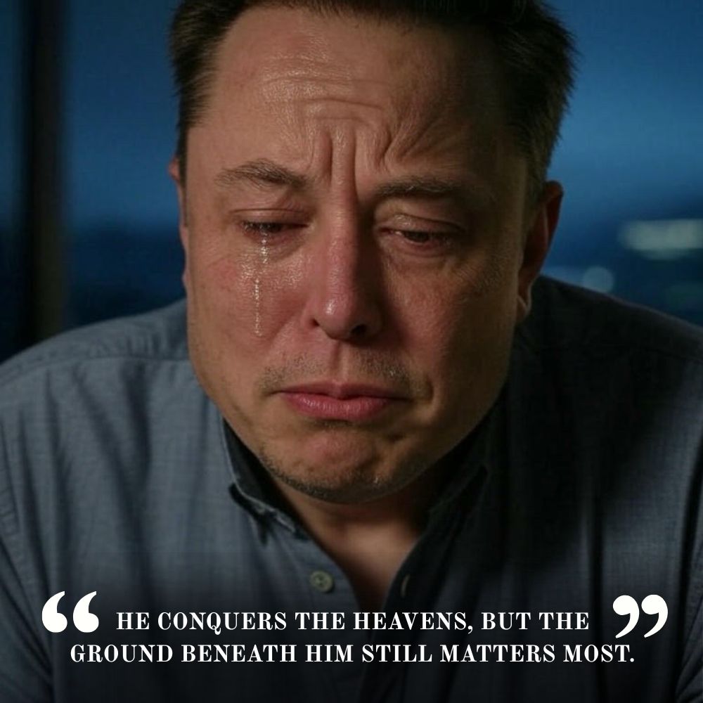 “Elon Musk: A man who dreams of the stars, yet fears losing the little things on Earth. .Ni