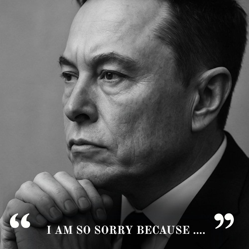 “Behind the spotlight, Elon Musk admitted: There is one mistake he can never undo.” .Ni