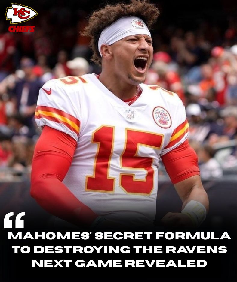 UNSTOPPABLE!! Patrick Mahomes’ terrifying secret formula to BEAT the Ravens in their next game is finally REVEALED! .q
