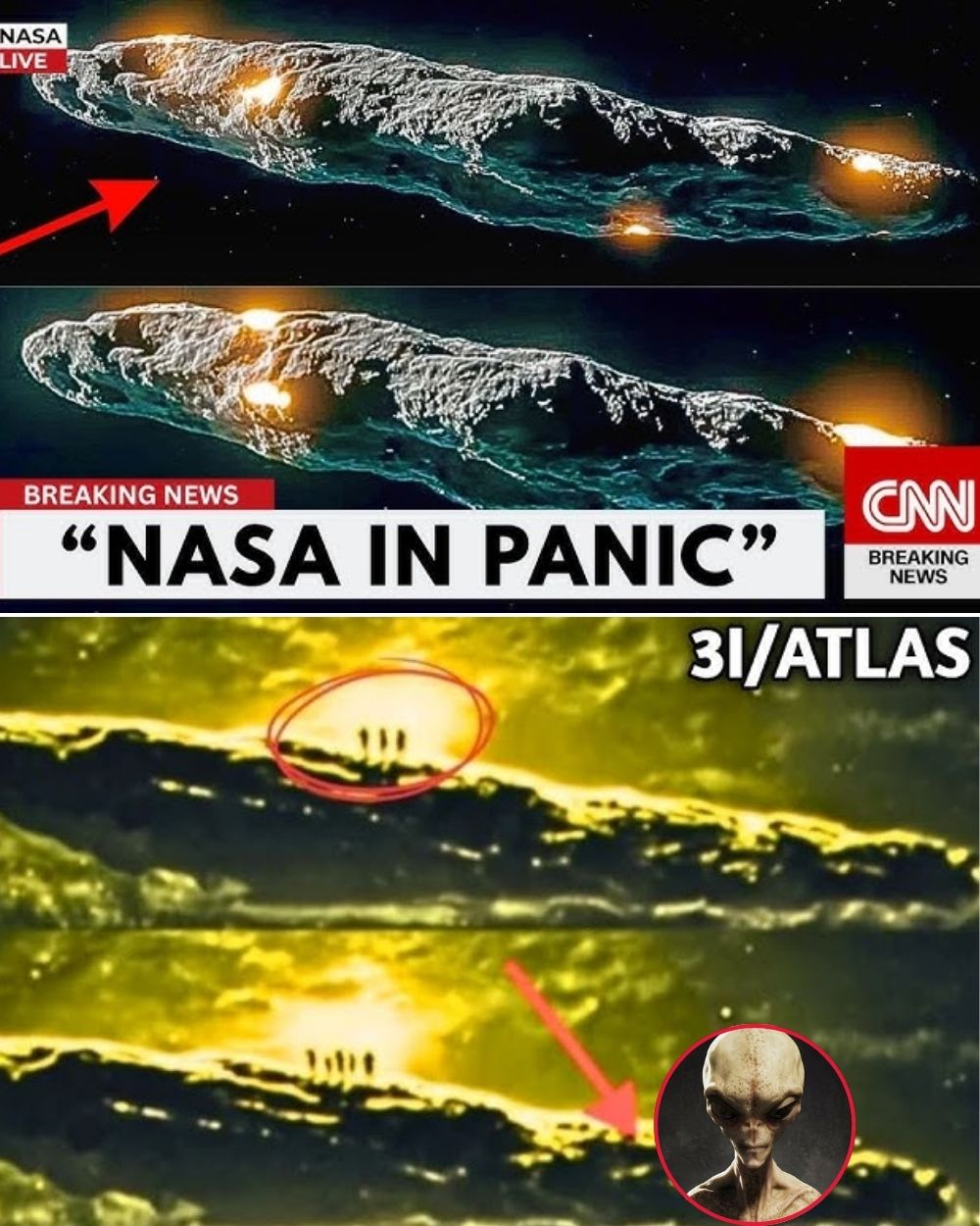 “Humanity Won’t Survive Beyond 2026!” – James Webb Telescope Captures 100x BIGGER 3I/ATLAS HURTLING Toward Earth. Strange Alien Figures Spotted on Surface, NASA Sounds Global Panic! .q