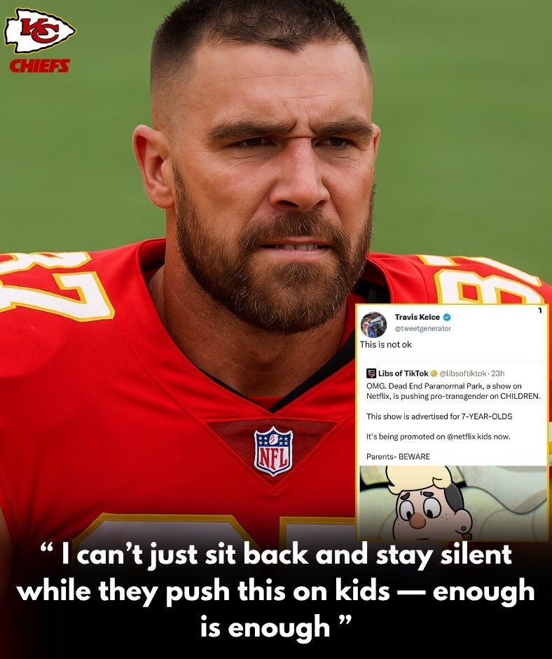 BREAKING: Travis Kelce SHOCKS MILLIONS as he cancels Netflix subscription after they promoted a kid’s show which pushed transgenderism on kids and was written by an lgbtq activist who mocked Charlie’s ass*ssination  .q