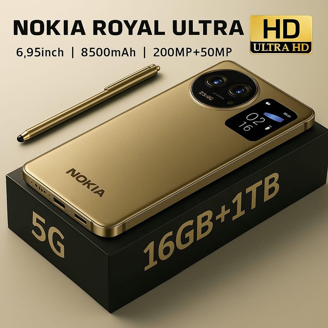 Shockwave Unleashed! Nokia Royal Ultra 2025 Arrives With 18GB RAM and 8,240mAh Battery — A Flagship crafted for Performance and Prestige that Commands Attention! _P