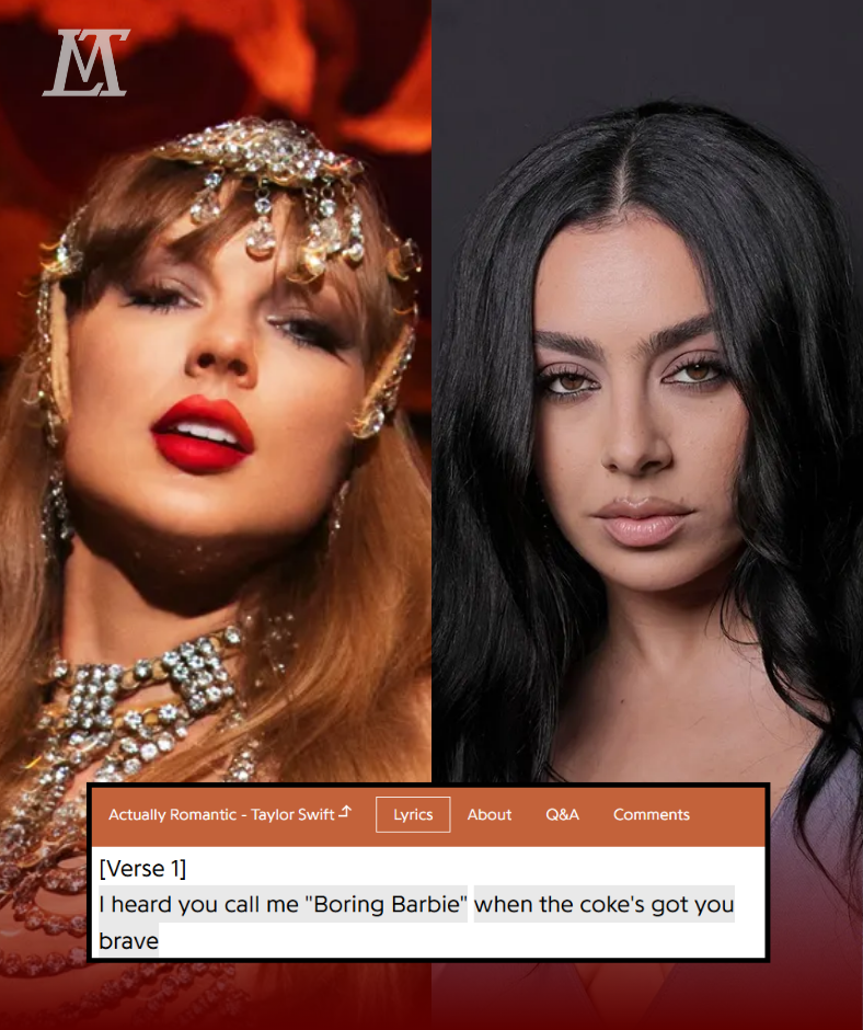 DRAMA ALERT: Taylor Swift VARs Charli XCX in the opening line of ‘Actually Romantic’ — fans are stunned: Taylor didn’t just throw shade, she dropped a lyrical nuke. _P