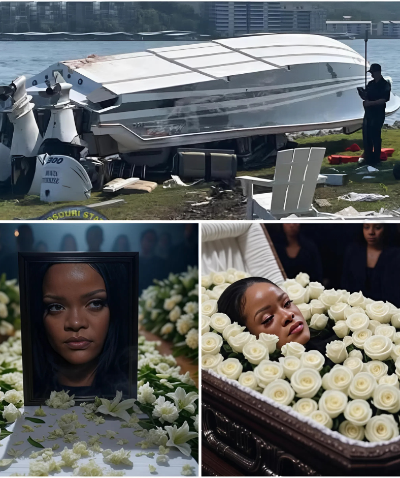 Breaking: Rihanna Involved in Fatal Boat Accident at Sea. Just 1 hour ago, a sightseeing trip turned to tragedy when Rihanna’s boat sank. 8 people have been confirmed dead, and details on Rihanna’s condition are still unclear _P