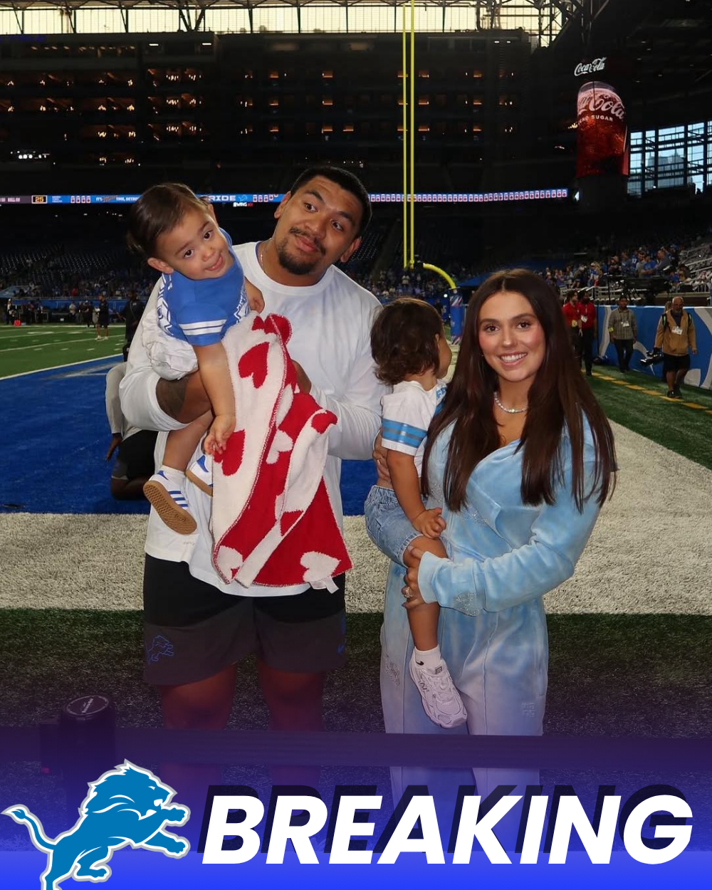 FAMILY + FOOTBALL = EVERYTHING! Penei Sewell holds it down in the trenches for the Lions — and at home for his family. Pride runs deep, on and off the field! _P
