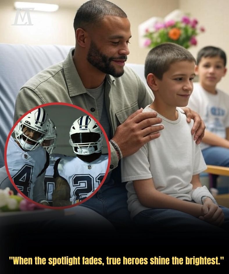 “Brotherhood Beyond the Field: Dak Prescott Quietly Sacrifices a Huge Portion of His Salary to Pay Off the Medical Bills for a Teammate’s Son Battling a Deadly Illness.” .Ni