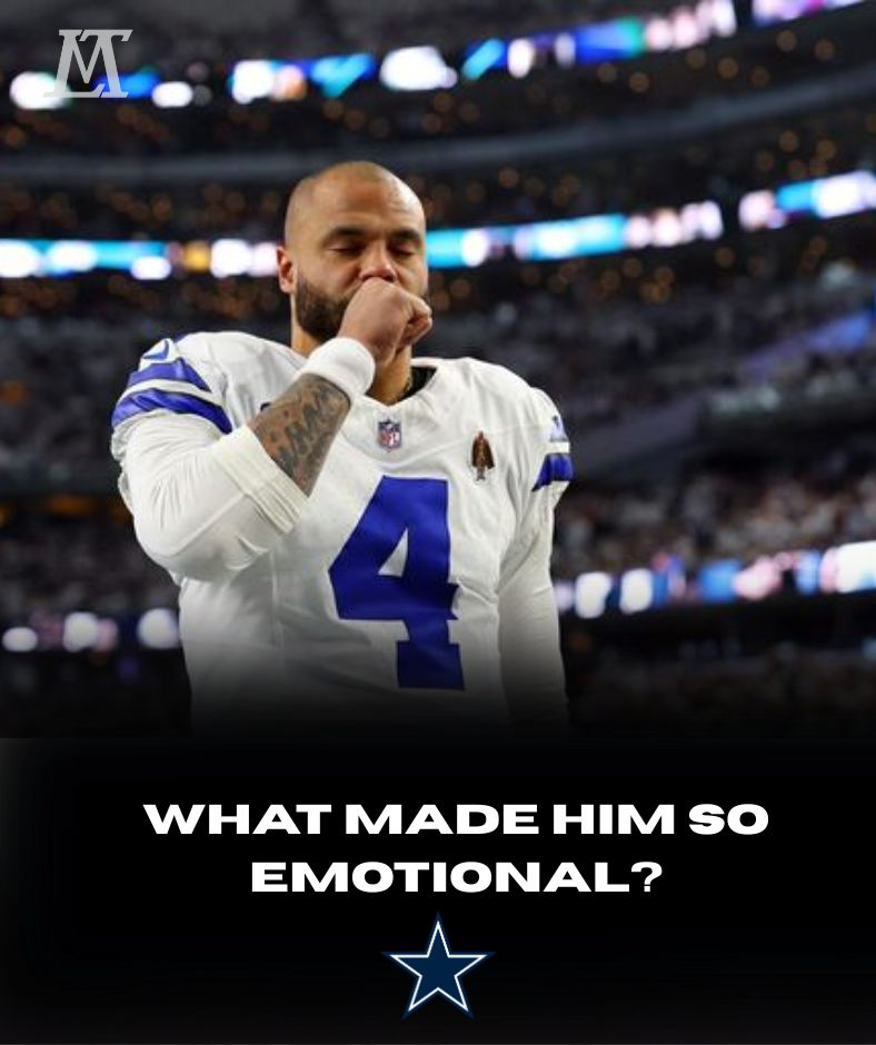Sad news: Dak Prescott shares heartbreaking story about family and the pressure of being an NFL player that made everyone choke up… .Ni