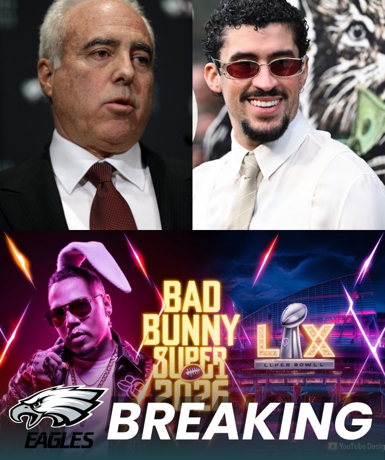 BREAKING: The Philadelphia Eagles have officially petitioned the NFL to replace Bad Bunny as the performer for the 2026 Super Bowl Halftime Show, with Jeffrey Lurie voicing his outrage and even threatening a player strike if the league does not reverse its decision… .NI