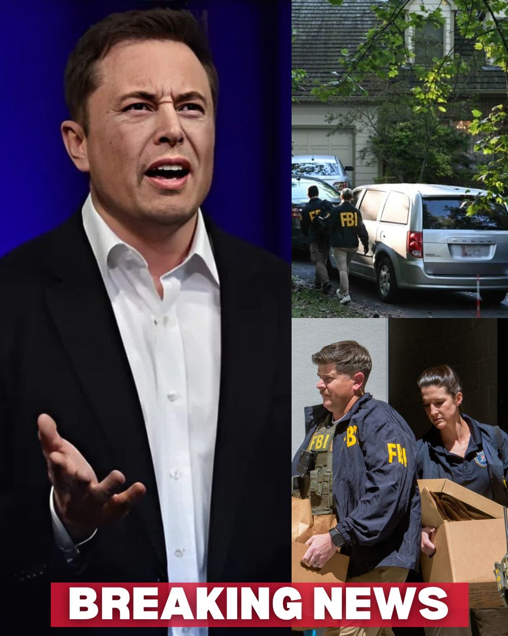 EMERGENCY SEARCH at the home of of tech billionaire Elon Musk, known for his charitable work supporting disadvantaged youth!!! Early this morning, federal agents executed an emergency search warrant at Elon’s home, leaving neighbors stunned to see “dozens of black SUVs and agents rushing in like a scene from a movie.” .q