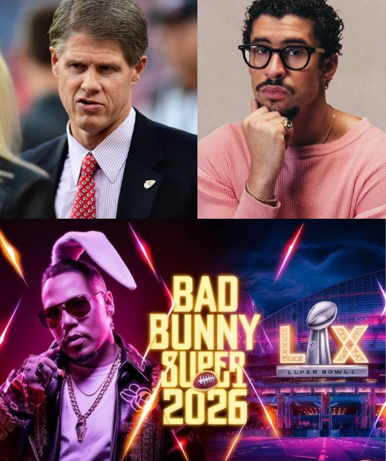 BREAKING: The Kansas City Chiefs have officially petitioned the NFL to replace Bad Bunny as the performer for the 2026 Super Bowl Halftime Show, with Clark Hunt voicing his outrage and even threatening a player strike if the league does not reverse its decision… .q